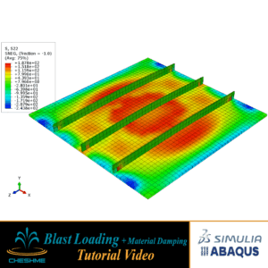 Blast loading on a stiffened plate + ABAQUS