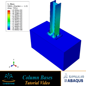 Column Bases in ABAQUS Cae