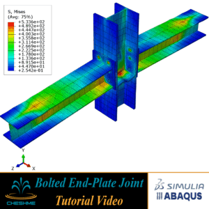 A Numerical Study of Nonlinear Behavior of Bolted End-Plate Joints of Steel