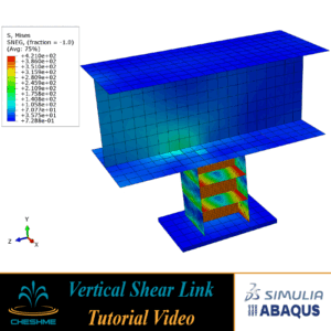 Numerical study of cyclic behavior of composite vertical shear link in eccentrically braced frames